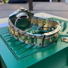 Rolex Submariner Silver Green Two-Tone Quartz